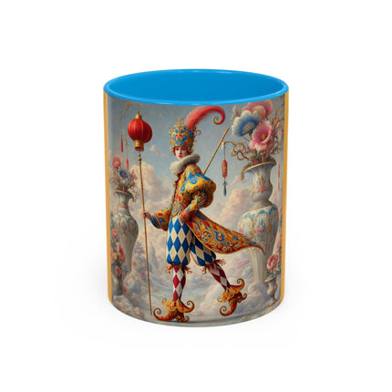 The Ornamental Jester Colorful Mugs (11oz, 15oz)