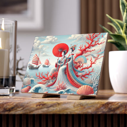 Ladies by the Quiet Sea Ceramic Tile