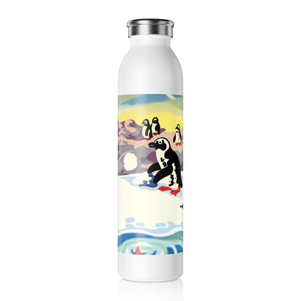 Snowball Shenanigans Slim Water Bottle