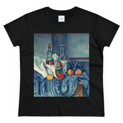The Peppermint Bottle by Paul Cézanne Women's Midweight Cotton Tee