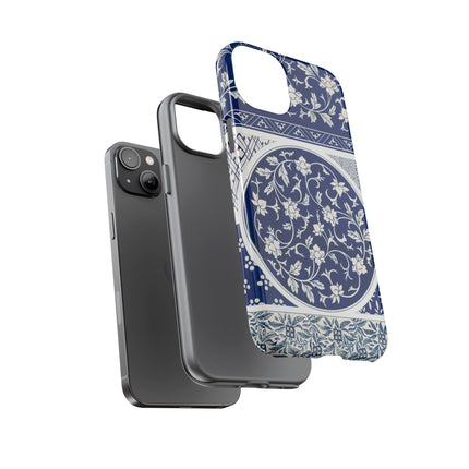 Blue Flower Pattern by Owen Jones Phone Cases