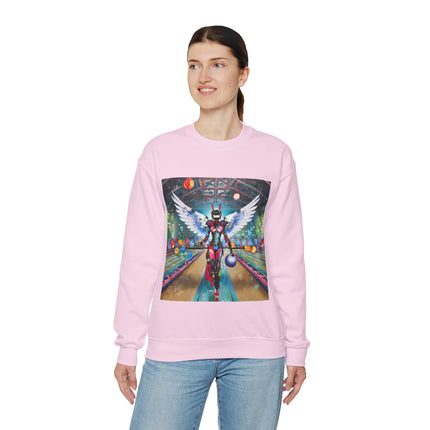 Samurai Robot Angels Unisex Heavy Blend™ Crewneck Sweatshirt