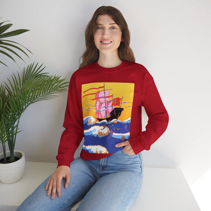 Golden Seas and Whimsical Dreams Heavy Blend™ Crewneck Sweatshirt