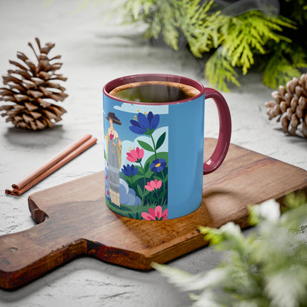 Garden Of New Beginnings Colorful Mugs – Art Deco Floral Elegance