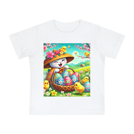 Geisha Kitten’s Easter Delight Baby Short Sleeve T-Shirt