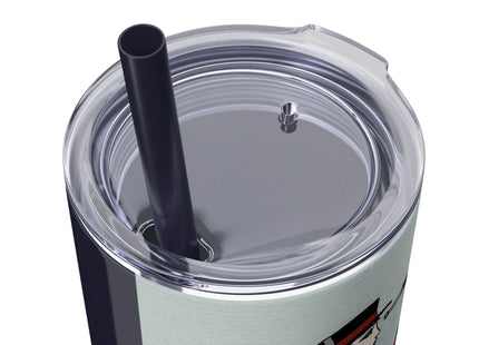 Costume de Yacht by George Barbier Skinny Tumbler with Straw, 20oz
