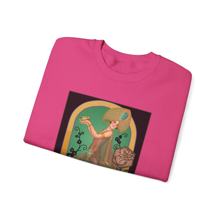 October & Opal, Tourmaline (from the Gem Series) by Sofia Chiostri Heavy Blend™ Crewneck Sweatshirt