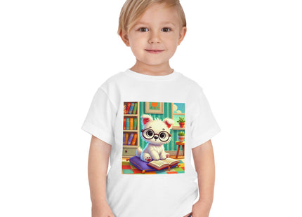 Little Scholar Pup Toddler Short Sleeve Tee