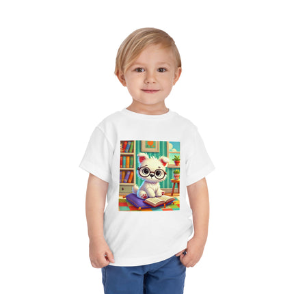 Little Scholar Pup Toddler Short Sleeve Tee