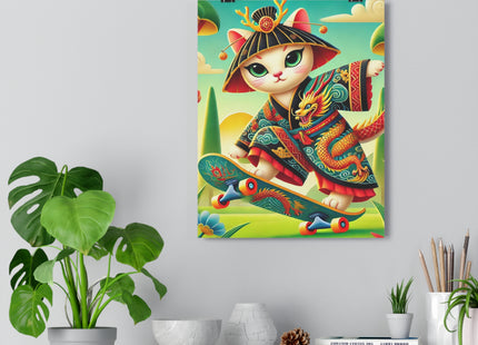 Dragon Dance on Wheels Giclée Art Print