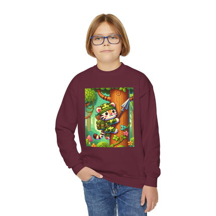 Stealthy Stripes Youth Crewneck Sweatshirt