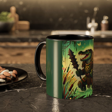 Swamp Tyrant Colorful Mugs (11oz, 15oz)