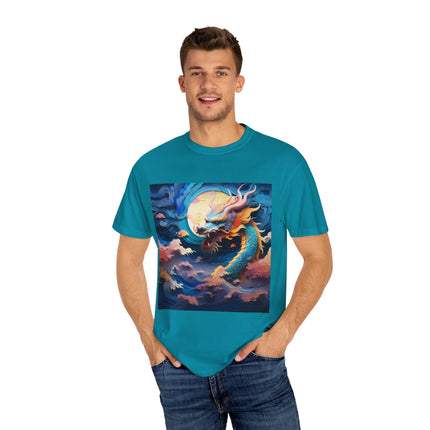 A Dragon's Ascent Unisex Garment-Dyed T-shirt