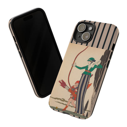 L'Arc Rouge by George Barbier Phone Cases