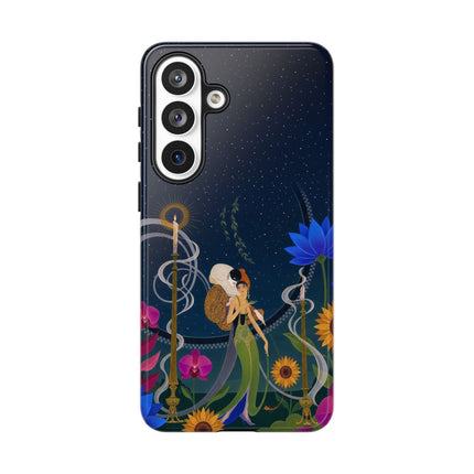 🌙🕯️ The Lady Of The Midnight Garden Phone Case – Art Deco Nocturne