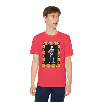 Candy Corn Skeleton Youth Competitor Tee