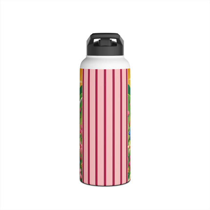 Samurai Kitten Stainless Steel Water Bottle, Standard Lid