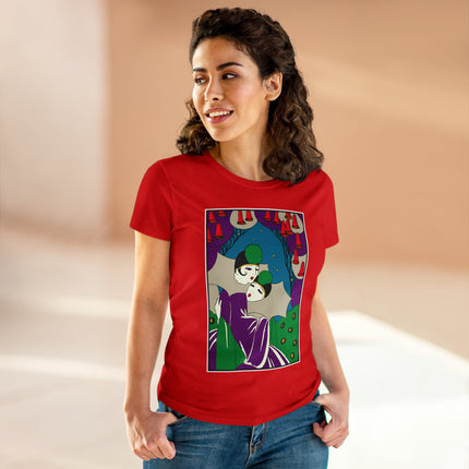Two Pierrots Women's Midweight Cotton Tee