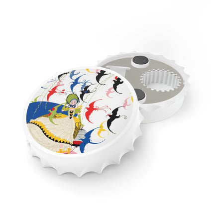 Flight of the Songbirds Bottle Opener – Whimsical Symphony & Elegant Freedom