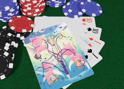 Angelic Revelry Playing Cards