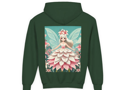 Lily Fairy in Bloom Youth Heavy Blend Hooded Sweatshirt