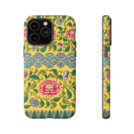 Chinese Floral Illustration by Owen Jones Phone Cases