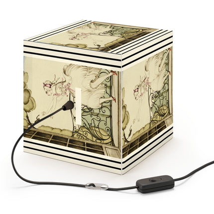 Sur talons rouges (On Red Heels) pl 02 by Gerda Wegener Light Cube Lamp