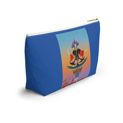 Kabuki Dancer at Twilight Cosmetic Bag – Elegant Performance & Vibrant Fantasy