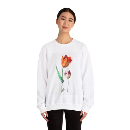 Tulip by Anselmus Boëtius de Boodt Heavy Blend™ Crewneck Sweatshirt