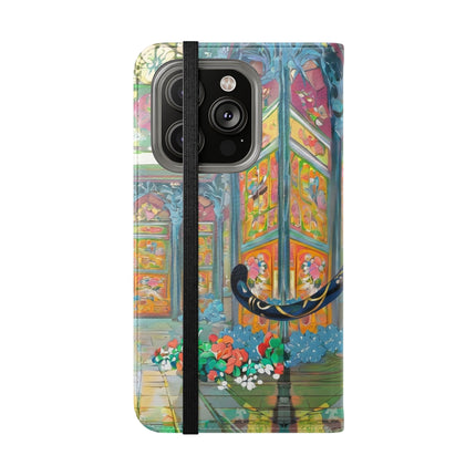 🐾💎 Cyber Panther's Hunt Flip Case – Digital Instinct & Neon Pursuit