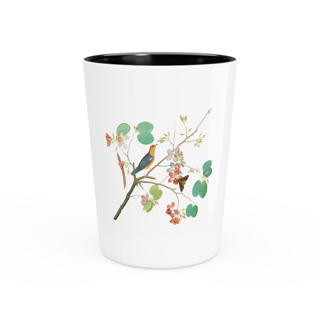 Orange-Headed Ground Thrush by Shaikh Zain al–Din Ceramic Shot Glass