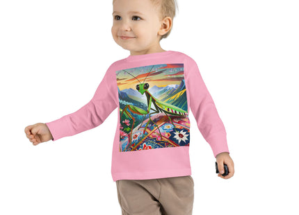 The Joyful Mantis Toddler Long Sleeve Tee