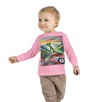 The Joyful Mantis Toddler Long Sleeve Tee