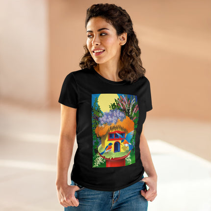 Birdhouse Haven Women's Midweight Cotton Tee