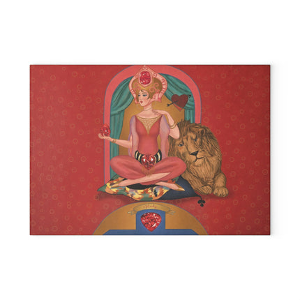 July & Ruby Zodiac Glass Cutting Board
