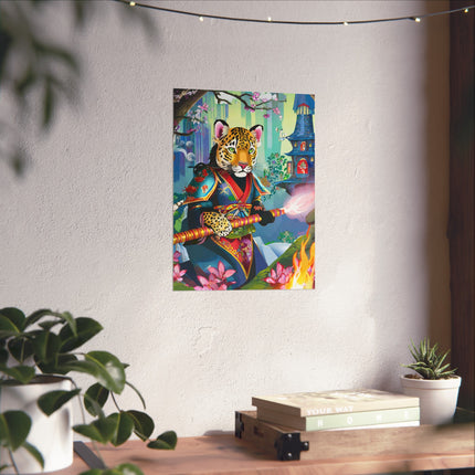 Cyberpunk Leopard Fine Art Posters