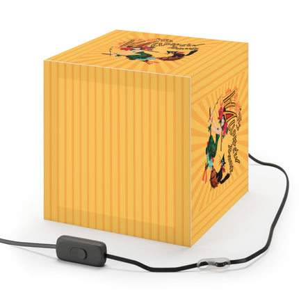 The Bewitching Ride Light Cube Lamp