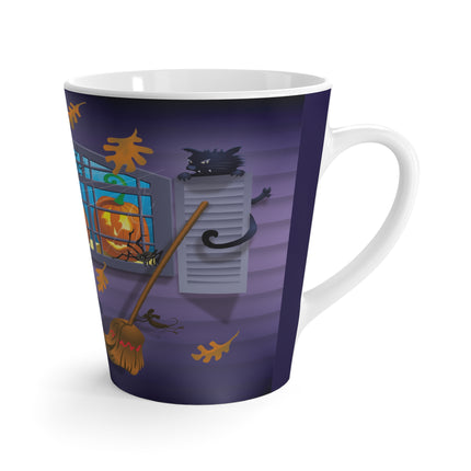 Whimsical Halloween Mischief Latte Mug