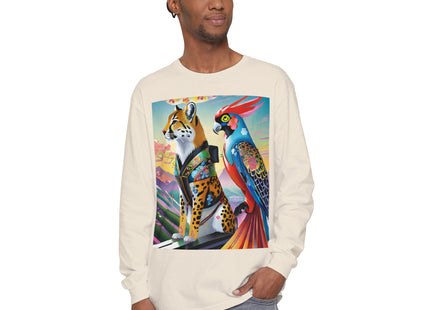 Cybernetic Duets Garment-dyed Long Sleeve T-Shirt