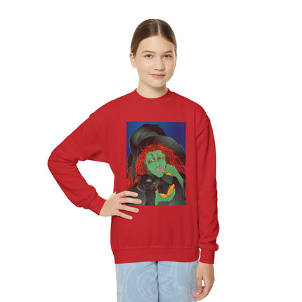 Mirror, Mirror A Witch's Touch Youth Crewneck Sweatshirt
