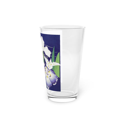 Irises by Kogyo Tsukioka Glass, 16oz