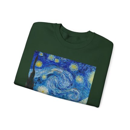 The Starry Night by Vincent Van Gogh Heavy Blend™ Crewneck Sweatshirt