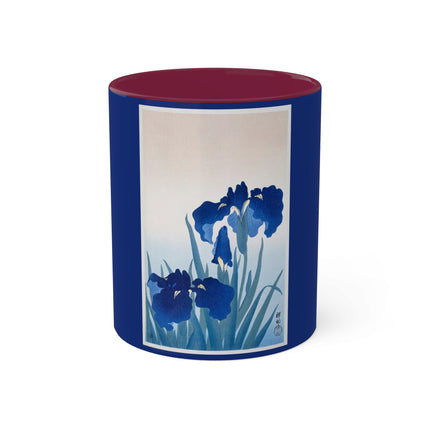 Irises by Ohara Koson Colorful Mugs, 11oz