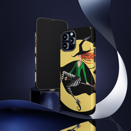 A Witch’s Moonlit Flight Phone Cases
