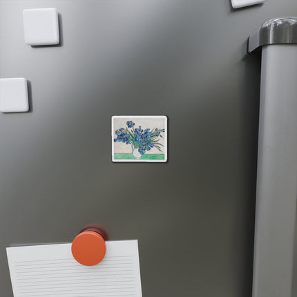 Irises by Vincent Van Gogh Die-Cut Magnets (5 Sizes)