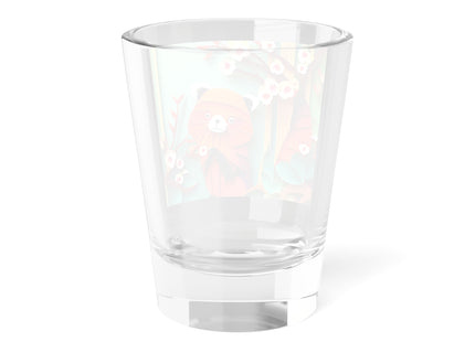 A Playful Red Panda Shot Glass, 1.5oz