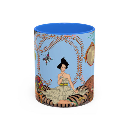 Minuit … ou l’appartement à la mode by George Barbier Colorful Mugs (11oz, 15oz)