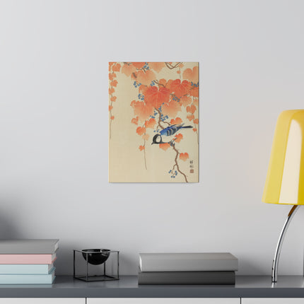Songbird on Paulownia Branch by Ohara Koson – Japanese Art Print