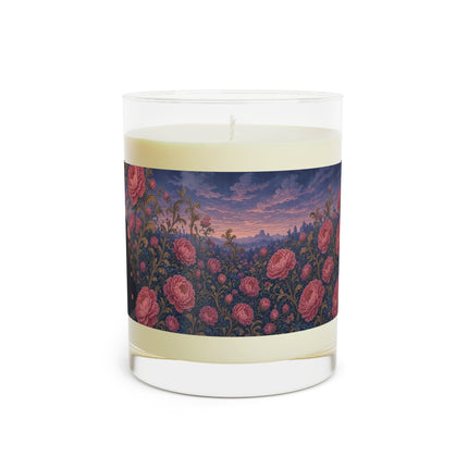 🌹🖤 The Lady Of The Midnight Rose Garden Scented Candle – Art Deco Floral Elegance