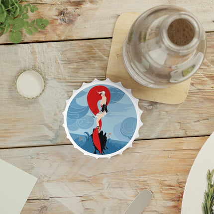 Siren of the Waves Bottle Opener – Dramatic Sea Power & Bold Elegance